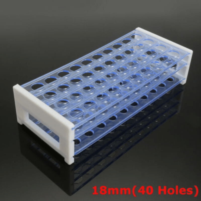 Plastic Test Tube Stand Rack for 13 16 18MM Test Tubes 40 50 Hole