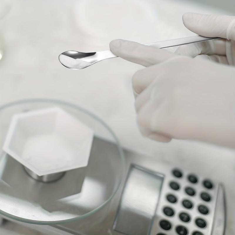 Stainless Steel Double Headed Medicine Spoon for Accurate Dosage Measurement