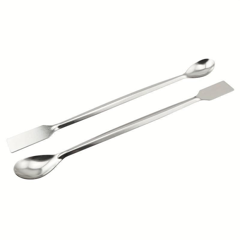 Stainless Steel Double Headed Medicine Spoon for Accurate Dosage Measurement