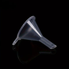 15pcs Clear Plastic Mini Funnel for Laboratory Bottle