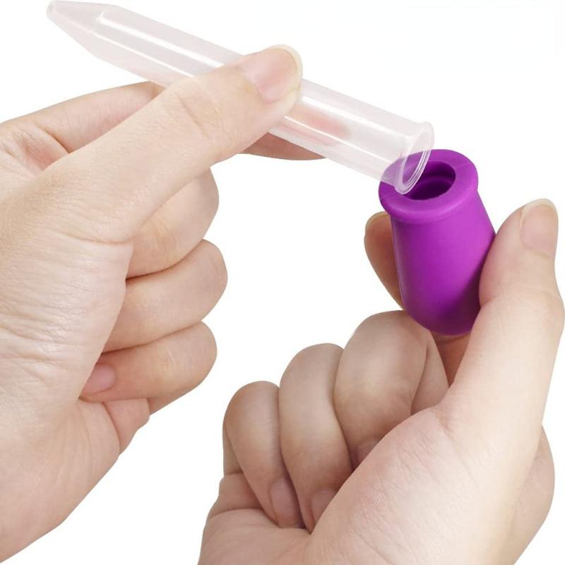 5ml Silicone Plastic Pipette Dropper Medicine Liquid Eye Ear Pipette
