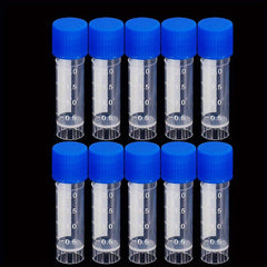 10pcs Chemical Plastic Test Tube Vial Sealing Cap Container 2ml
