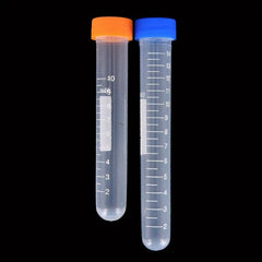 100pcs Transparent Test Tube Vials w/ Lids for Lab Sample Storage