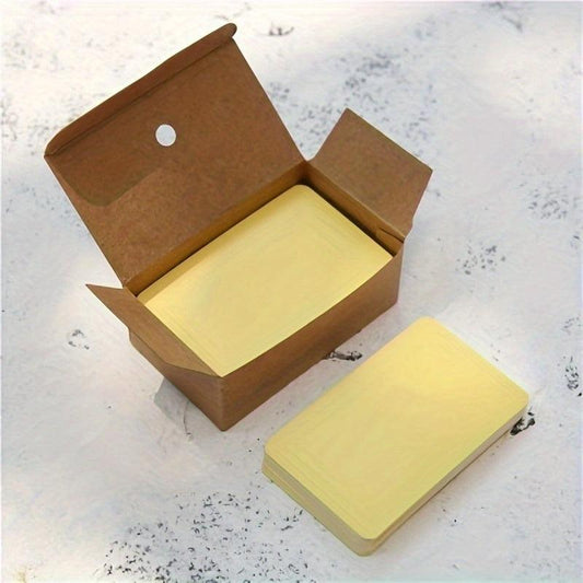 100pcs Blank Card Greeting Postcard Graffiti Bookmark Note Pad