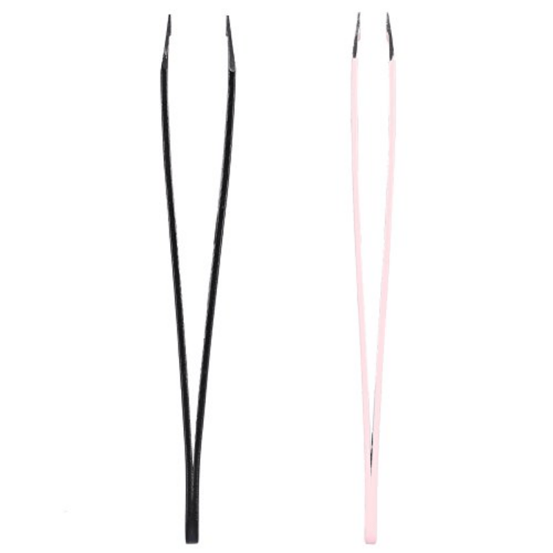 Stainless Steel Eyebrow Tweezers Makeup Tool for Beauty Salon Home Use