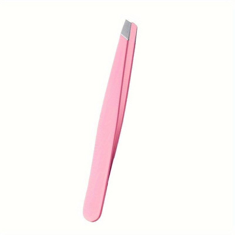 Stainless Steel Eyebrow Tweezers Makeup Tool for Beauty Salon Home Use