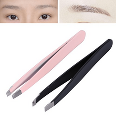 Stainless Steel Eyebrow Tweezers Makeup Tool for Beauty Salon Home Use