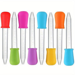 5pcs Silicone Liquid Droppers for Candy Molds or Scientific Experiments