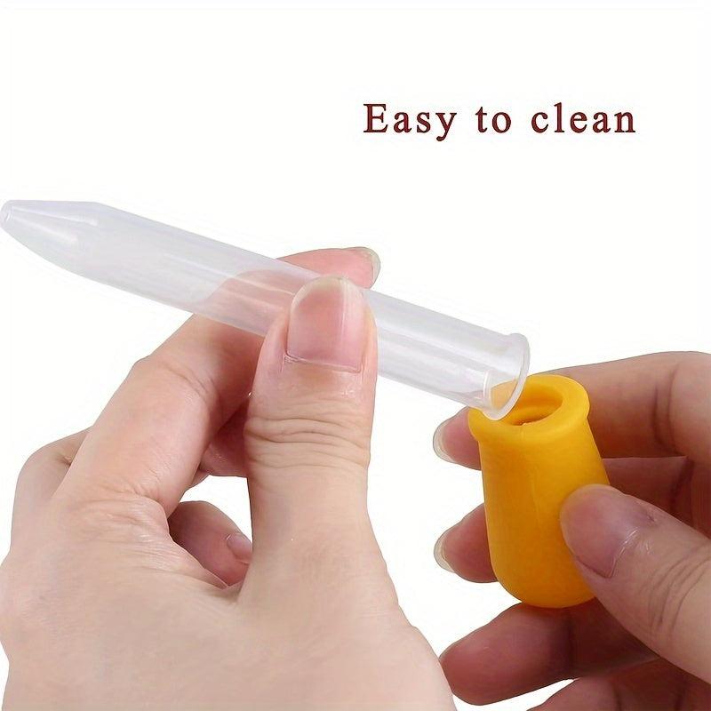 5pcs Silicone Liquid Droppers for Candy Molds or Scientific Experiments