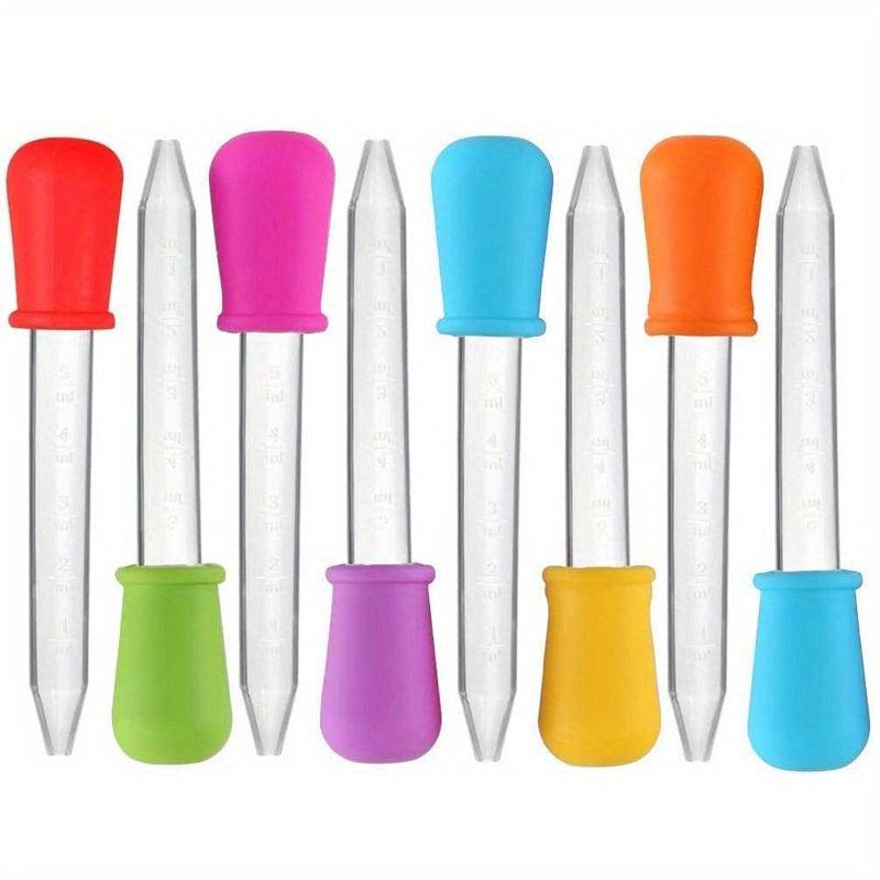 5pcs Silicone Liquid Droppers for Candy Molds or Scientific Experiments