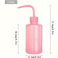250ml Tattoo Washing Bottle Laboratory Plastic Squeeze Sprinkler Jar