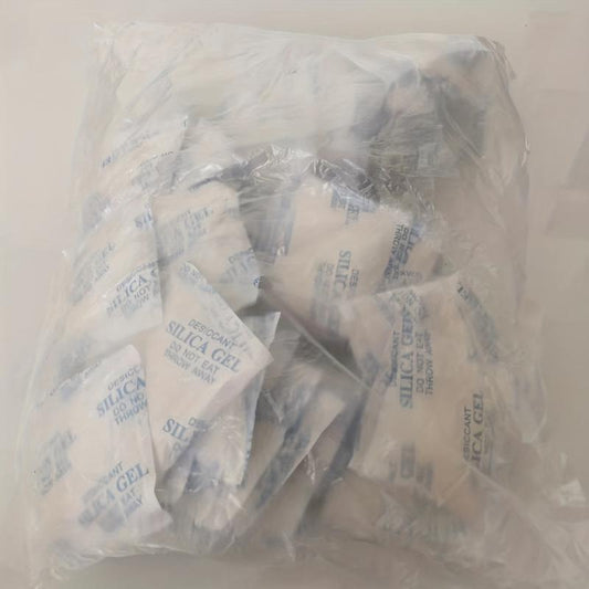 20pcs 5g Silicone Desiccant Bags for Safe, Dry Food & Clothing Storage