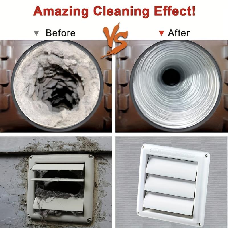 Dryer Vent Cleaning Brush Lint Cleaner Tool Home Laundry Room Supplies