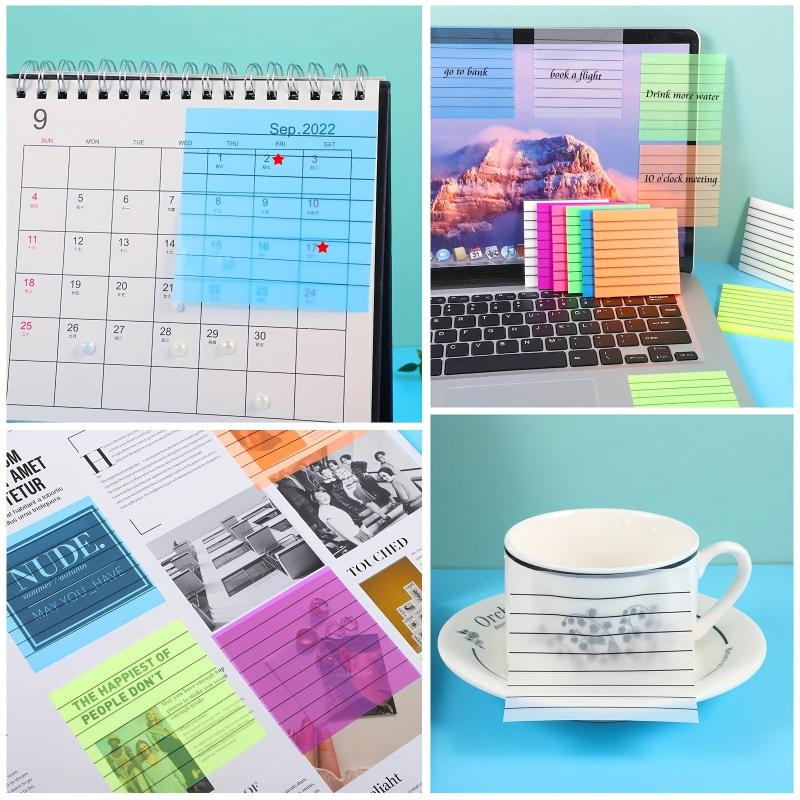 Transparent Liner Notes 6 Waterproof Adhesive Pads