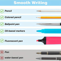 Transparent Liner Notes 6 Waterproof Adhesive Pads