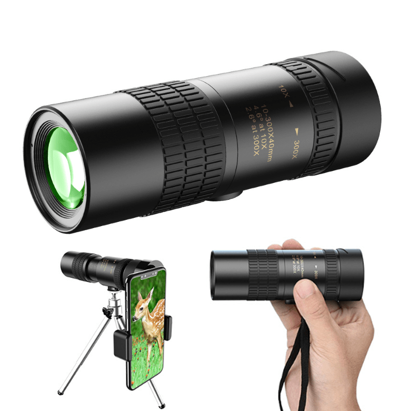 High Power Portable Telescope for Mobile Phone Photo Taking