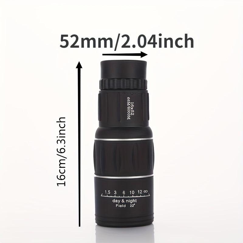 16X52 Monocular High Power Low Light Night Vision Glasses