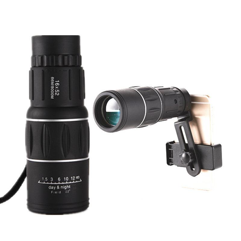 16X52 Monocular High Power Low Light Night Vision Glasses