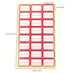 240pcs Self Adhesive Label Stickers, Easy Marking & Classification