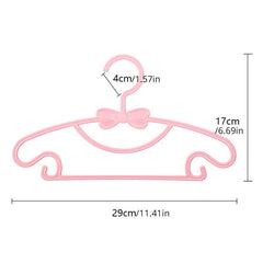 10pcs Kids Clothes Hanger Racks Portable Plastic Coats Hanger