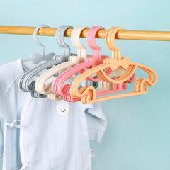 10pcs Kids Clothes Hanger Racks Portable Plastic Coats Hanger