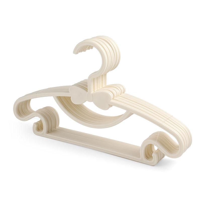 10pcs Kids Clothes Hanger Racks Portable Plastic Coats Hanger