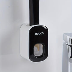 Toothbrush Holder Squeeze Toothpaste Device Set