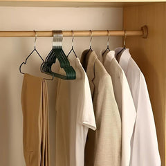 10pcs Adult Non-slip Hangers Household Dipped Rubber Raw Materials