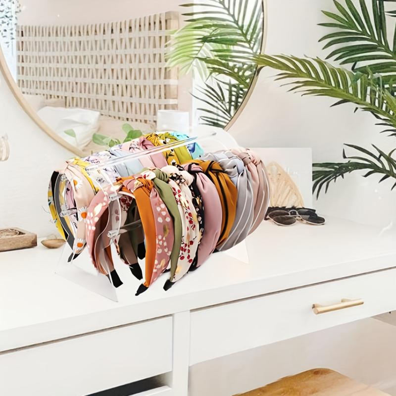 Acrylic Hairband Storage Display Stand - Jewelry Organizer