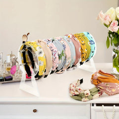 Acrylic Hairband Storage Display Stand - Jewelry Organizer