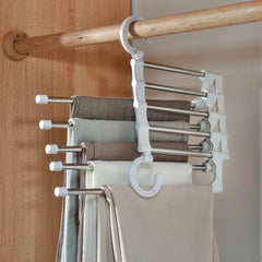 5 in 1 Stainless Steel Trouser Rack Hanger