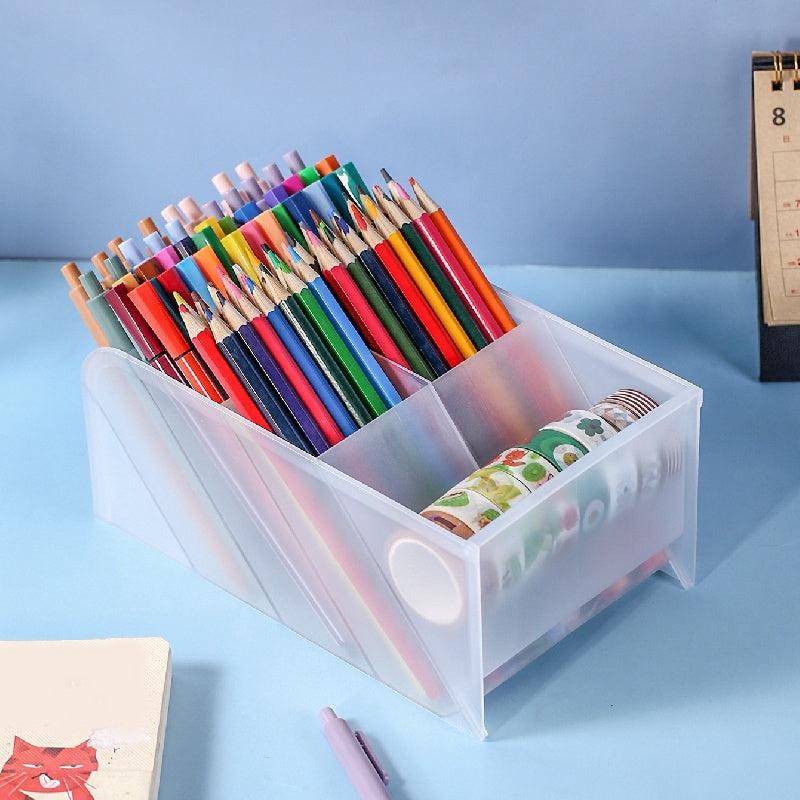 Transparent Stationery Storage Box Retail Display Rack