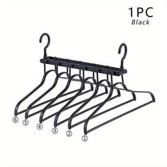 6 in 1 Folding Hanger for Clothes Coats Pants