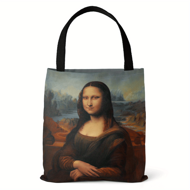 Stylish Famous Paintings Print Canvas Bag