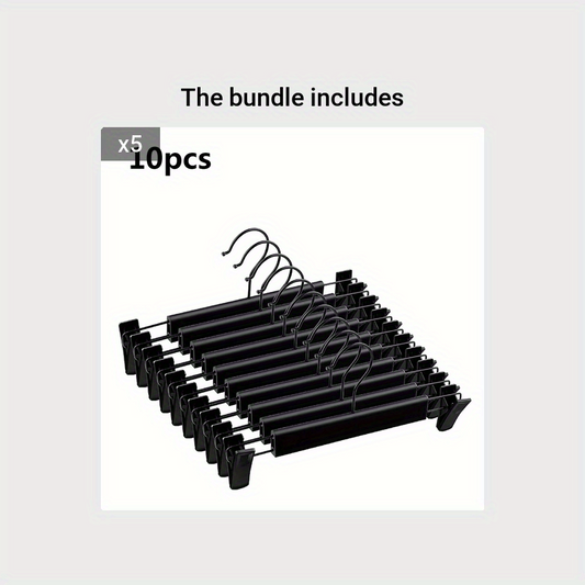 Non Mark Trouser Hanger 10pcs Organize Clothes Skirts