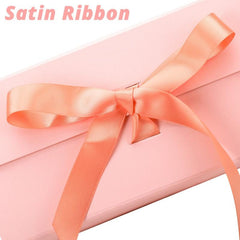 Elegant Pink Gift Box 32x20x10cm for Christmas, Mother's, Bridal, Weddings