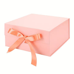 Elegant Pink Gift Box 32x20x10cm for Christmas, Mother's, Bridal, Weddings
