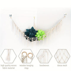 Boho Stuffed Animals Net Hammock Toy Hammock Plush Toy Organizer