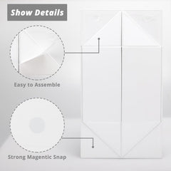 Gift Box - Magnetic Lid & Ribbon - 32x20x10 cm - Christmas Birthdays Weddings