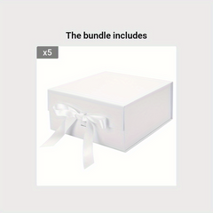 Gift Box - Magnetic Lid & Ribbon - 32x20x10 cm - Christmas Birthdays Weddings