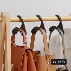 Wardrobe Hanging Bag Hook Handbag Hat Storage Rack