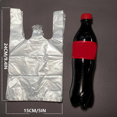 50/100 Transparent Plastic Bags for Retail Stores and Supermarkets