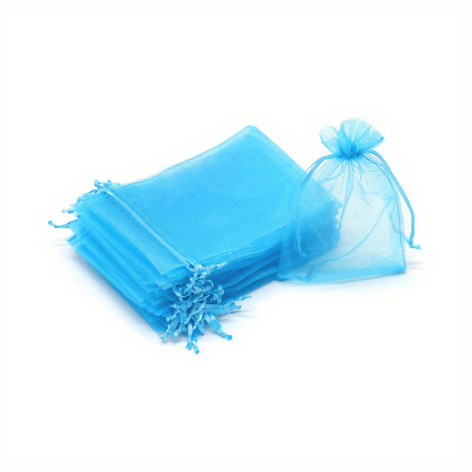 20 Pack 5 X 7 Inch Organza Bags Drawstring Sheer Pouch Christmas Wedding Favor