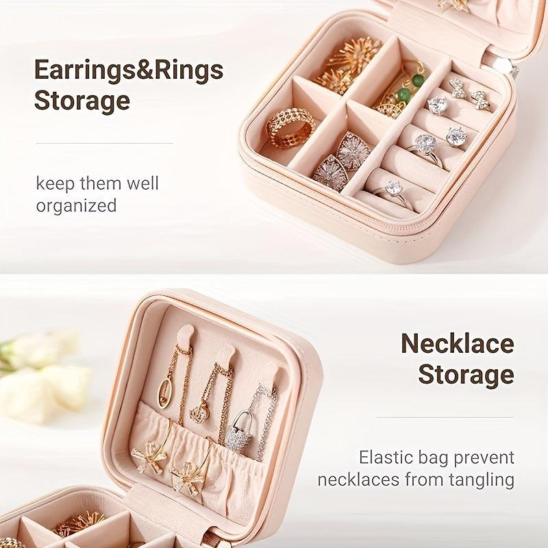Ornaments Storage Bag Ring Necklace Earrings Box