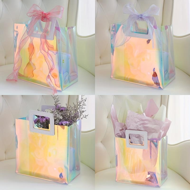 Colorful Transparent Laser Bags for Gift Giving