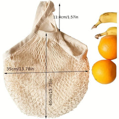 Foldable Cotton Mesh Bag Portable Storage Bag for Fruit and Vegetables