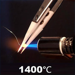 Ceramic Tweezers Heat Resistant Stainless Steel Hand Tools