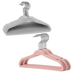 5 Baby Non Slip Velvet Hangers with 360 Swivel Hooks