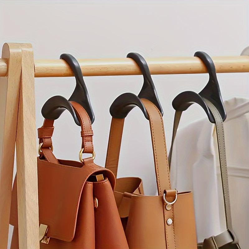 3pcs Bag Organizer Wardrobe Arched Hat Holder Tie Hanging Storage Rack