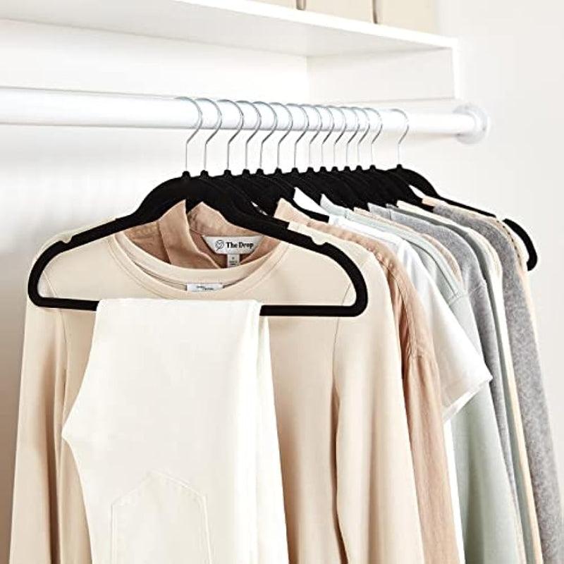 10PCS Velvet Hangers Dry/Wet Dual-use 40.64X22.86 cm